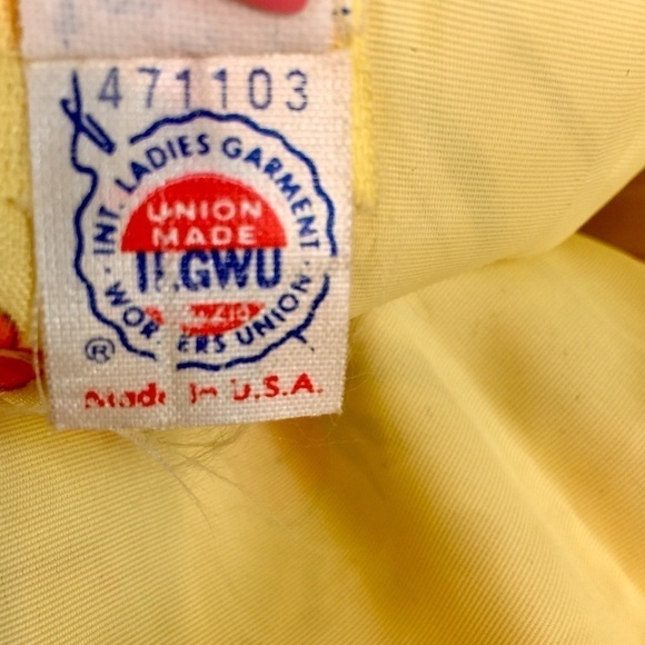 Vintage 60’s Yellow Floral Maxi Dress Southern Bel - Picture 14 of 16